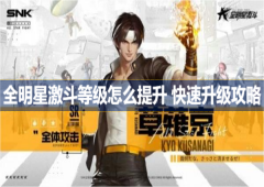 全明星激斗等级怎么提升快速升级攻略